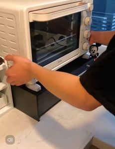 Ⓜ️ZEROIDEASⓂ️ Coffee Machine Holder Coffee Machine Stands Metal Drawer Coffee Capsule Storage Drawer Instant Powder Drink Storage Countertop Organizer Rack Kitchen Rack Microwave Oven Holder Oven Stand Oven Rack Rice Cooker Stand Rack Air Fryer Holder