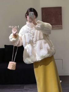 XUECAIQI | Warm Thickened Traditional Chinese Style Womens Coat and Skirt Set