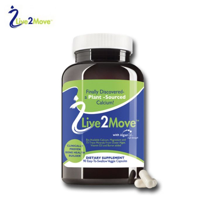 Live2Move Organic Algae Calcium • Plant Based Calcium Supplement • Full ...