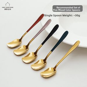 MODERN SWEETHOME | Stainless Steel Dessert Ice Cream Mixing Spoon