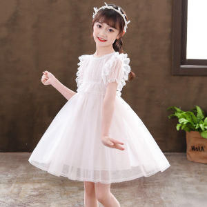 Princess Performance White Chiffon Dress