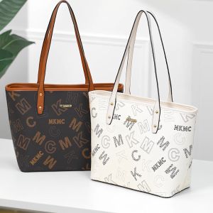 MKMC Totebag Wanita Import Tas Jinjing Wanita Multifungsi Kekinian Tas Bahu Wanita Korean Style Tas Wanita Kulit Sintetis Fashion Ukuran Besar Terbaru COD
