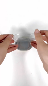 COD Fast delivery【100 pieces with lid】68ML pudding cheesecake dessert oval heat-resistant baking utensil