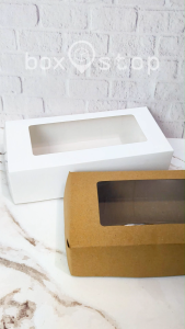 Box Kue BROWNIES Eksklusif - Tebal Laminasi & Anti Minyak