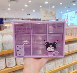 Laci 3 Susun Karakter / Laci Free Stiker Karakter Cinnamoroll / Laci My Melody / Tempat Penyimpanan Susun Kuromi