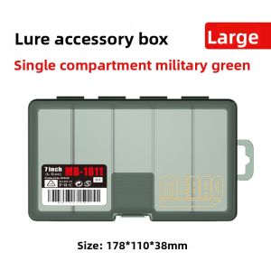 MONLEYTA | Three Pack New Model MingBang Lure Storage Box Fishing Accessories Bait Box Set Plastic Single Layer Non Magnetic Fishing Gear