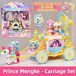 QIMIAOMENGKE | Shining Prince Meteor Princess Aurora Girls Toy Carriage Set