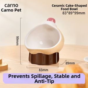 CARNO | Splash-Resistant Mini Feeding Bowl Ceramic