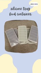 Abloom ถาดซิลิโคน แช่แข็งอาหารเด็ก กล่องซิลิโคนบรรจุภัณฑ์อาหาร Silicone Food Container