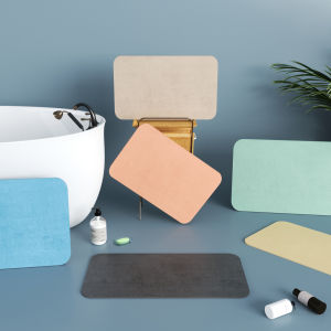 Quick Dry Silicon Dendroid Entrance Mat Bathroom Anti Slip Floor Rug Toilet Mat Absorbent Door Mat for Household Use