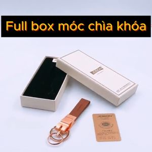 Móc chìa khoá dây da cao cấp Jobonmóc chìa khoá hợp kim cao cấpmóc khoá ô tô xe máy quà tặng ý nghĩa
