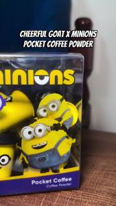 CheerfulGoat × Minions Pocket Coffee – 100% Arabica BeansCold Brew Coffee Capsules Freeze-Dried CoffeeTumbler Bundle with FREE Minions Tumbler SetNo Sugar No Additives Nutri-Grade A5 Count 2.3g Amazing!