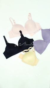 WIMIU BH Wanita Bra Wanita Cup Jumbo Besar C BH Tanpa Kawat 100037