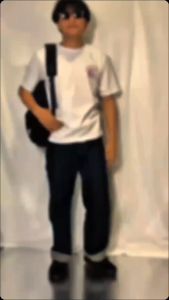 TAS SEKOLAH LAKI LAKI-CEWEK- Tas Ransel Corduroy / Bagpack Star Black