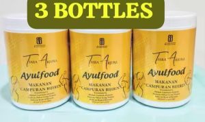 Tara Arijuna Ayulfood 3 Bottles Nutritional Supplement for Hair Care.