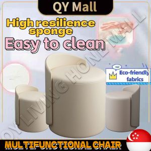 🔥SG Local Mall🔥Upgrade Nordic Dining Chair Dressing Chair Make Up Dressing Stool Chair Bedroom Simple Modern Make Up Chair Ins Soft Seat Backrest Small Nordic Dresser Stool Office Chair