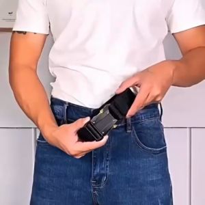 Ikat Pinggang Pria Kanvas Nilon Seri YS002: Desain Ikat Pinggang Kasual & Nyaman