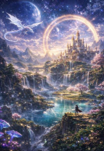 Fairyland Jigsaw Puzzle 500/1000/1200/2000PCS Enchanted Scene Focus Activity Leisure Time Gift