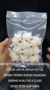Grosir 10 Biji Filter Bensin Universal Honda Yamaha Suzuki Kawasaki Barang A Class KD195