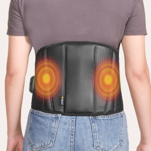 1PCS  Lower Back Massager with Heat Heating Pad for BackPortable Waist Massage Belt with 5 Heat 3 Vibration800mAh Battery