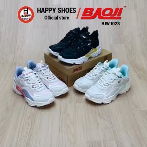 [🥇บาโอจิแท้100%🔢ไซส์ 37-41🆓ฟรี...ถุงเท้า 1 คู่] BAOJI รองเท้าผ้าใบหญิง รองเท้ากีฬาหญิง รองเท้าวิ่งหญิง รุ่น BJW1023 สวย นุ่มเบา สบายเท้า