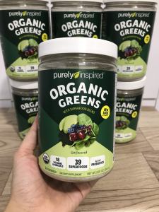 Bột hữu cơ rau xanh Organic Greens Purely Inspired 243g [Hàng Mỹ]
