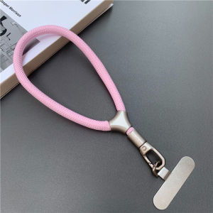 Universal Adjustable Mobile Phone Lanyard Short Wrist Strap 360° Rotatable Design Durable Polyester Phone Strap