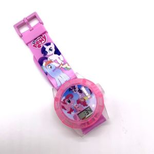 Pony kids projector watch digital light music