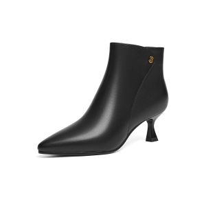 Reddragonfly | High Heel Pointed Fine Heel Genuine Leather Shoes for Middle-aged Women