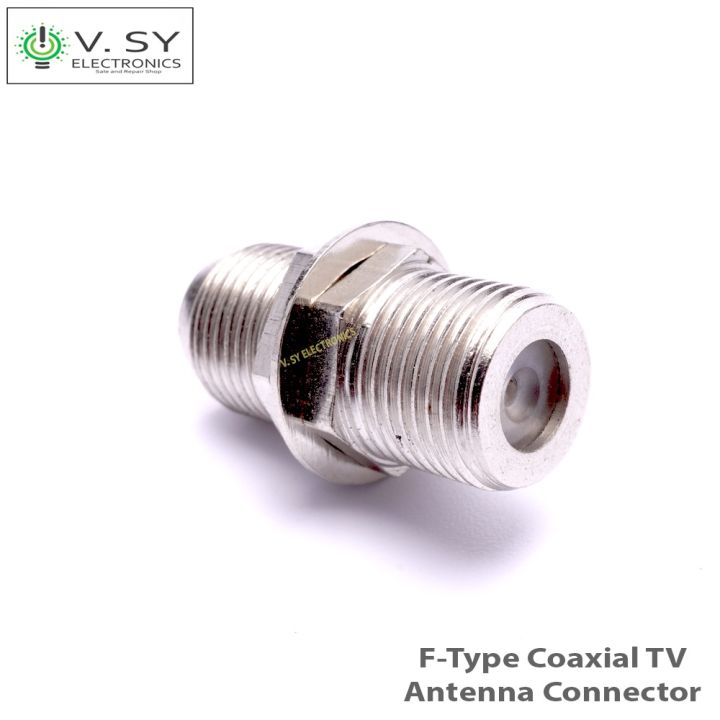 TV Antenna Coaxial F Type Female to Female Cable Connector Coupler ...