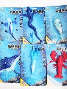 Soft Glow-in-the-Dark Ocean Animal Toys