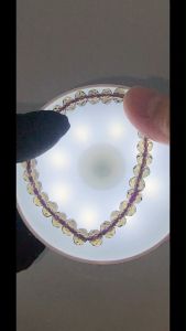 (SG Seller Ready Stocks) Smoky Quartz Multi Facet Bracelet 7mm+