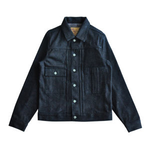 SauceZhan | Vintage Red Ear Denim Cotton Linen Spring Limited Jacket