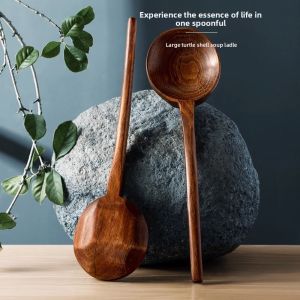 Japanese Wooden Multi-purpose Soup and Noodle Spoon
