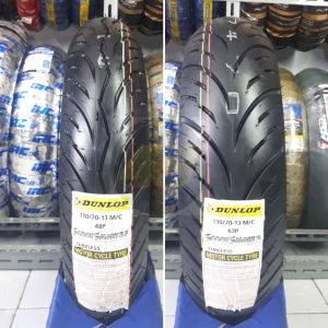 Ban DUNLOP Scoot Smart 2 Paket NMAX 110/70-13 dan 130/70-13 Rim 13 Ban Harian Motor Matic NMAX dll