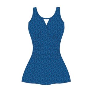 Pulassi Womens One-Piece Swimsuit Thermal Spring Bathing Slimming High-End Feeling Summer 2025 New Style V-neck Print Swimwear