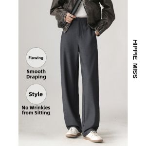 HIPPIE MISS | Leisure Draped Slimming Trousers