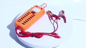 Emergency Phone Charging Adapter with Battery Clips 1Pc 12V 24V Convert to 5V 3.4A 16USB Power Converter