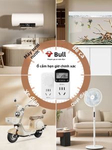 Bull | Điều Khiển Tự Động và Trễ cho Cổng Điện 220v
