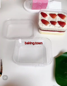 Kotak Makanan Kue Praktis: 10pcs - 450ml PREMIUM KOREAN Dessert Box Cup