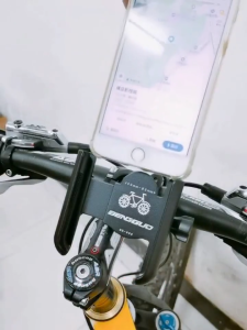 ส่งจากไทย ที่จับโทรศัพท์มือถือติดมอเตอร์ไซค์ อลูมิเนียมแบบติดก้านกระจก และแบบติดแฮนด์ เหมาะสำหรับ Lalamove และ Grab