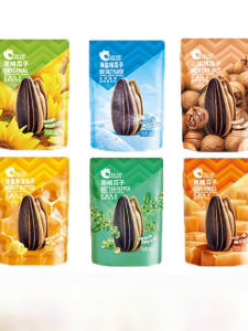 Chacheer Caramelized Sunflower Seeds 98G * 5 Bags Exactly Pecan Flavor Rattan Pepper Flavor Sea Salt Flavor Sunflower Seeds Dormitory Snacks