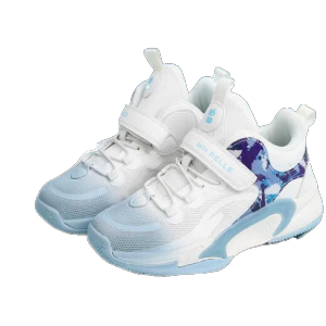 Belle Boys Sports Shoes Mesh Basketball Shoes for Middle And Large Children Casual Comfortable High Bounce Rubber Sole