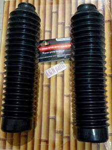 Karet Cover shock depan Pelindung Shock Sok Depan Trail KLXKTMCRF.BYSON DAN MOTOR SPORT LAIN NYA Bahan Tebal dan tahan robek (1set)