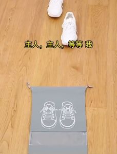 Portable Travel Shoe Bag Shoe Organizer Storage Bags Dustproof Travel Shoes Large Capacity Fabric Waterproof Drawstring Shoe Bag 鞋子收纳袋 防尘袋