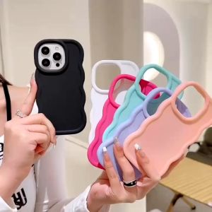 Softcase Casing Silikon Big Protect Camera New Wave Macaron Color Warna Pastel Doff Premium Polos Gelombang Kompatibel Untuk Samsung Galaxy A05 A05s A15 5G A25 5G A35 5G A55 5G A04 A04e A04s A14 4G A14 5G A24 4G A34 5G A54 5G