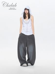 CBXLAB | Oversize Patch Totem Washed Streetwear Sweatpants