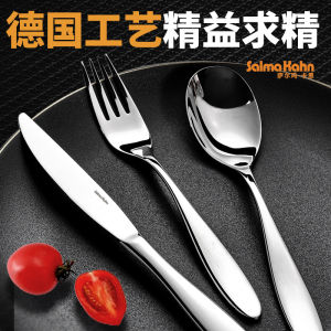 ชุดเครื่องมือกินข้าวตะวันตกสไตล์ยุโรป 304 สแตนเลส ชุดมีด ช้อน ตะเกียบ 3 ชิ้น สำหรับใช้ในครัวเรือนและธุรกิจ