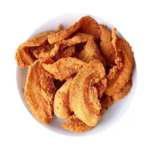 สไปซี่เลดสารตกค้างของว่างโดย Miss Bian หมูกรอบไขมันเนื้อแห้ง Jerky รสดชื่นบรรจุ 100g