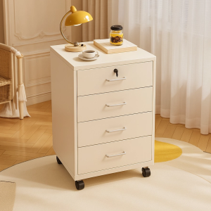 ZHUOHE | Under Table Drawered Mobile Lockable Small Storage Cabinet